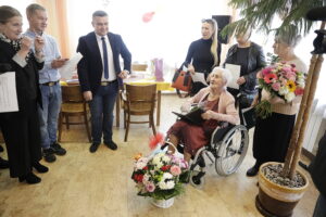 19.01.2024. Kielce. Pani Eugenia Fryga obchodzi 100. urodziny / Fot. Jarosław Kubalski - Radio Kielce