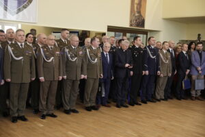 25.01.2024. Kielce. Uroczystość przekazania obowiązków Szefa Centralnego Wojskowego Centrum Rekrutacji Ośrodka Zamiejscowego w Kielcach / Fot. Jarosław Kubalski - Radio Kielce