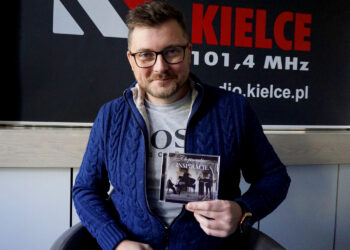 16.01.2024 Radio Kielce. Na zdjęciu: Łukasz Długosz, flecista. / Fot. Aleksandra Kwaśniewska - Radio Kielce