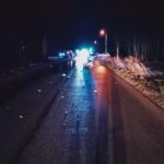 24.01.2024. Ruda Pilczycka. Śmiertelne potrącenie / Fot. KPP Końskie