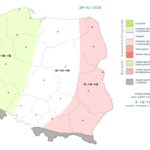 Źródło: IMGW-PIB, sytuacja biometeorologiczna na 28.01.2024
