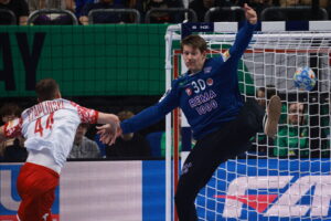 11.01.2024. Berlin. EHF Men's EURO 2024. Mecz Norwegia - Polska. / Fot. CLEMENS BILAN - PAP/EPA