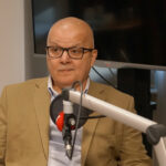 08.01.2024. Radio Kielce. Studio Polityczne Radio Kielce. Na zdjęciu: Jacek Skórski - Nowa Lewica / Fot. Aleksandra Kwaśniewska - Radio Kielce