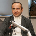 08.01.2024. Radio Kielce. Studio Polityczne Radia Kielce. Na zdjęciu: Piotr Kisiel - Suwerenna Polska / Fot. Aleksandra Kwaśniewska - Radio Kielce