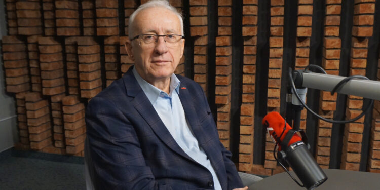 11.01.2024. Radio Kielce. Rozmowa Dnia. Na zdjęciu: Waldemar Bartosz, przewodniczący Regionu Świętokrzyskiego NSZZ Solidarność / Fot. Aleksandra Kwaśniewska - Radio Kielce