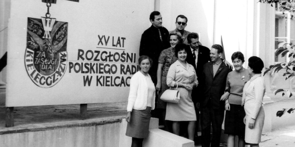 1967 rok. XV-Lecie Rozgłośni Polskiego Radia Kielce / Fot. Radio Kielce - archiwum