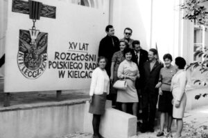 1967 rok. XV-Lecie Rozgłośni Polskiego Radia Kielce / Fot. Radio Kielce - archiwum