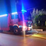 03.02.2024. Ostrowiec Św. Pożar budynku gospodarczego przy ulicy Wspólnej / Fot. Ratownictwo Powiatu Ostrowieckiego - Facebook