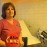 03.02.2024. Sandomierz. Biała sobota w Szpitalu Specjalistycznym im. Ducha Świętego. Na zdjęciu: położna Urszula Kazimierska / Fot. Grażyna Szlęzak - Radio Kielce