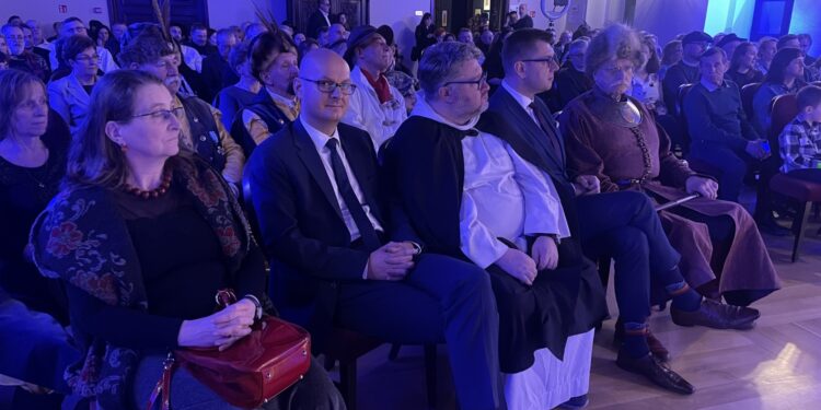 17.02.2024. Sandomierz. Gala Orderu Rzeki Wisły / Fot. Grażyna Szlęzak - Radio Kielce