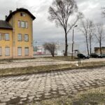 06.02.2024. Końskie. Dworzec kolejowy i parking / Fot. Magdalena Galas-Klusek - Radio Kielce