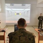 07.02.2024. Końskie. Otwarcie wirtualnej strzelnicy w Zakładzie Doskonalenia Zawodowego / Fot. Magdalena Galas-Klusek - Radio Kielce