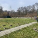 28.02.2024. Szczeno. Miejsce, gdzie powstanie sala gimnastyczna przy Szkole Podstawowej / Fot. Monika Miller - Radio Kielce