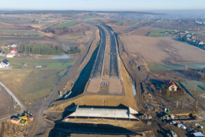 Budowa trasy ekspresowej S7 Widoma – Kraków / źródło: GDDKiA
