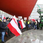09.02.2024. Kielce. Protest rolników / Fot. Wiktor Taszłow - Radio Kielce