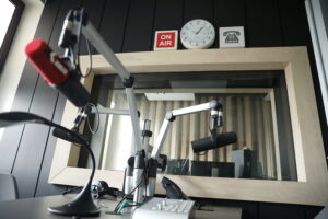 Radio Kielce. Studio emisyjne / Fot. Wiktor Taszłow – Radio Kielce