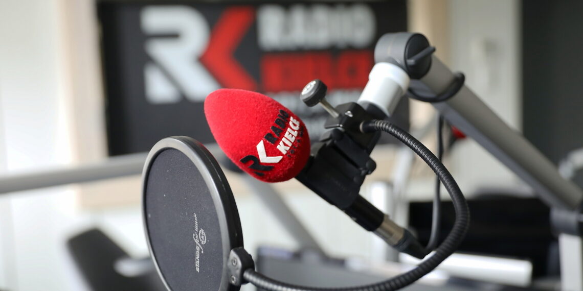 Radio Kielce. Studio emisyjne / Fot. Wiktor Taszłow – Radio Kielce