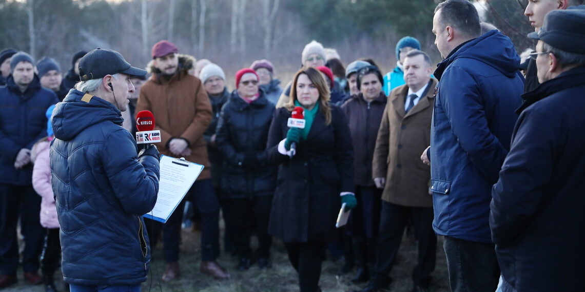 14.02.2024. Chmielów. Interwencja Radia Kielce. / Fot. Wiktor Taszłow - Radio Kielce