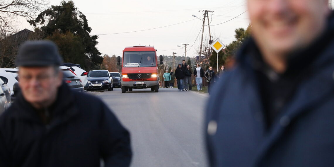 14.02.2024. Chmielów. Interwencja Radia Kielce. / Fot. Wiktor Taszłow - Radio Kielce