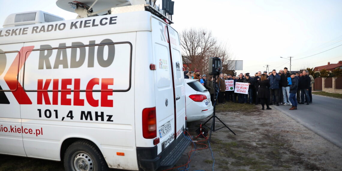 14.02.2024. Chmielów. Interwencja Radia Kielce. / Fot. Wiktor Taszłow - Radio Kielce
