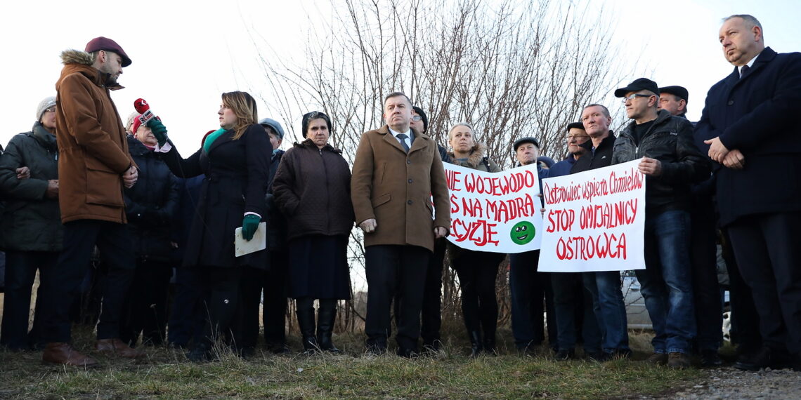 14.02.2024. Chmielów. Interwencja Radia Kielce. / Fot. Wiktor Taszłow - Radio Kielce