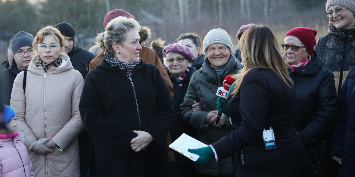 14.02.2024. Chmielów. Interwencja Radia Kielce. / Fot. Wiktor Taszłow - Radio Kielce