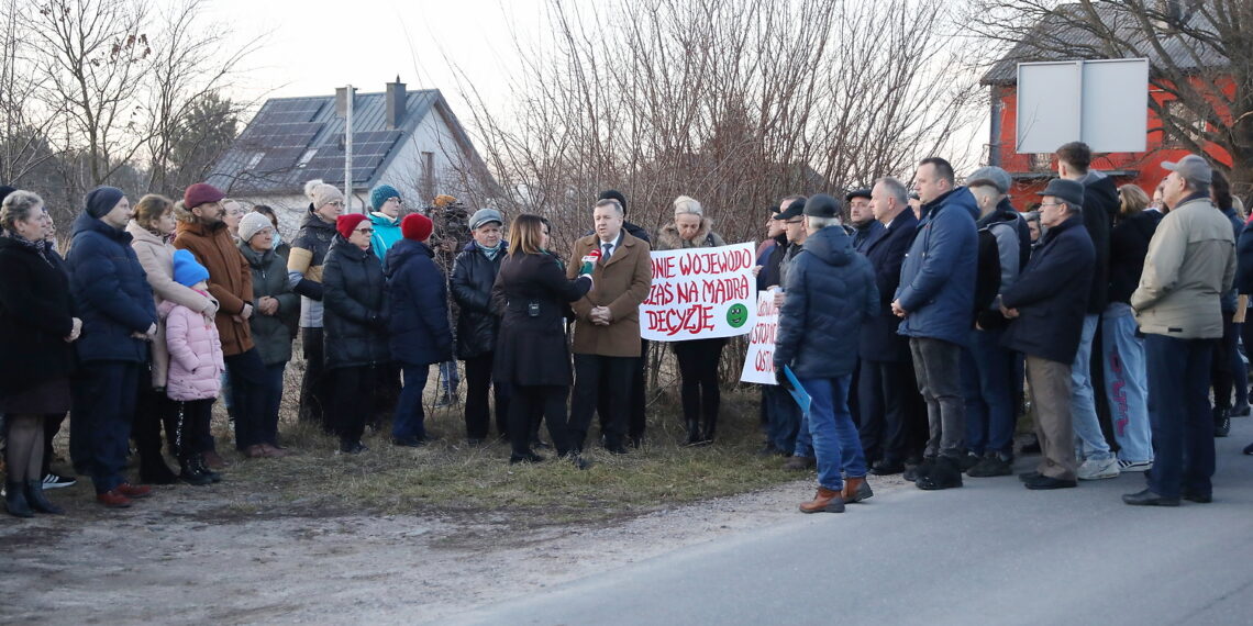 14.02.2024. Chmielów. Interwencja Radia Kielce. / Fot. Wiktor Taszłow - Radio Kielce