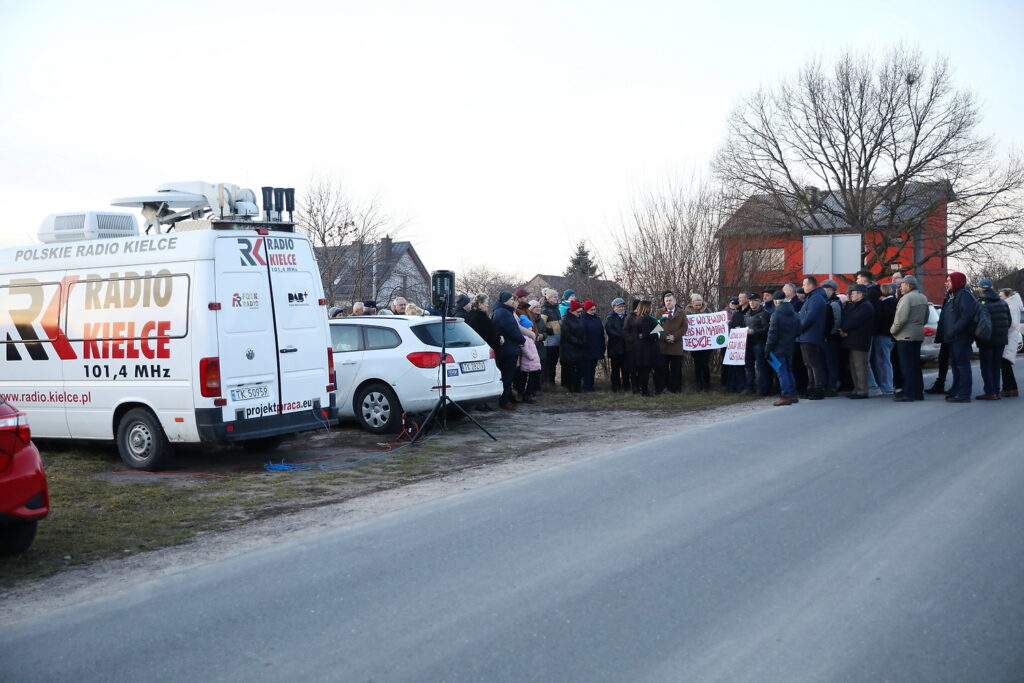 14.02.2024. Chmielów. Interwencja Radia Kielce. / Fot. Wiktor Taszłow - Radio Kielce