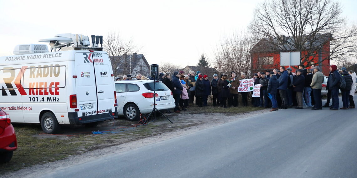 14.02.2024. Chmielów. Interwencja Radia Kielce. / Fot. Wiktor Taszłow - Radio Kielce