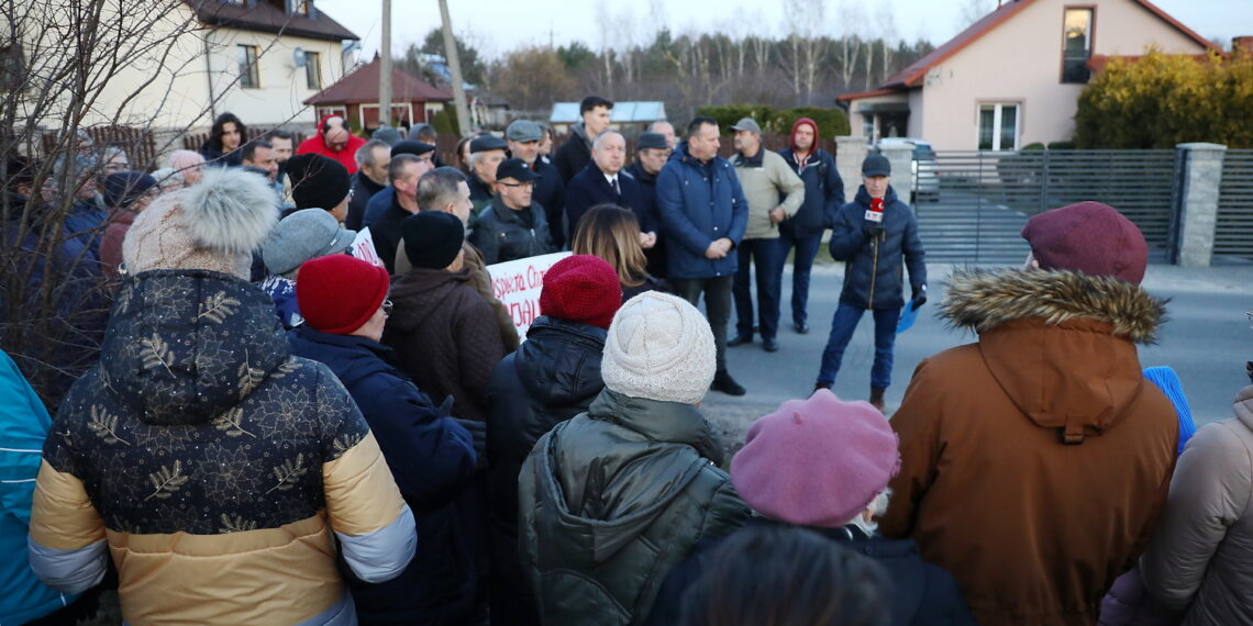 14.02.2024. Chmielów. Interwencja Radia Kielce. / Fot. Wiktor Taszłow - Radio Kielce