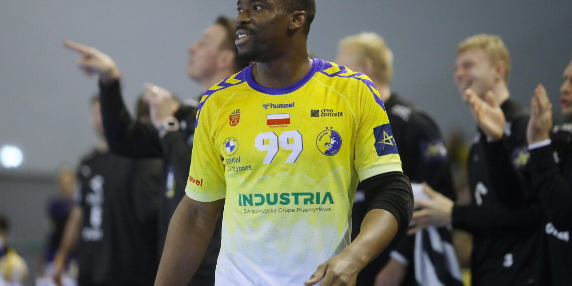 14.02.2024. Kielce. Mecz Ligi Mistrzów: Industria Kielce - THW Kiel. / Fot. Wiktor Taszłow - Radio Kielce