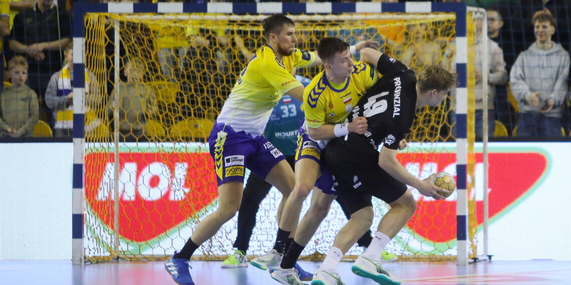 14.02.2024. Kielce. Mecz Ligi Mistrzów: Industria Kielce - THW Kiel. / Fot. Wiktor Taszłow - Radio Kielce