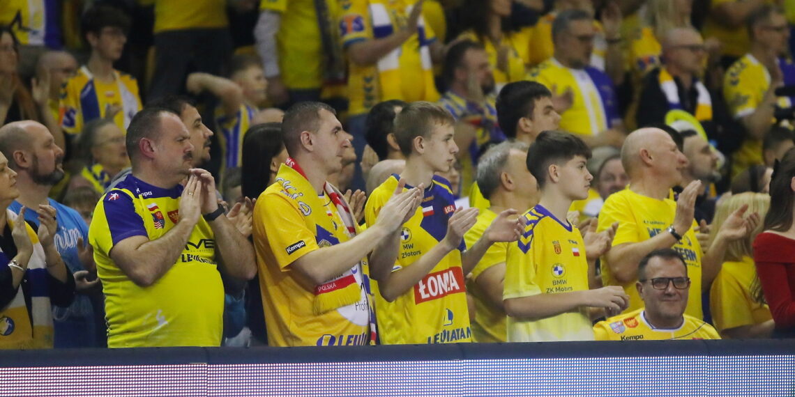 14.02.2024. Kielce. Mecz Ligi Mistrzów: Industria Kielce - THW Kiel. / Fot. Wiktor Taszłow - Radio Kielce