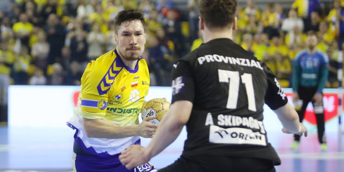 14.02.2024. Kielce. Mecz Ligi Mistrzów: Industria Kielce - THW Kiel. / Fot. Wiktor Taszłow - Radio Kielce