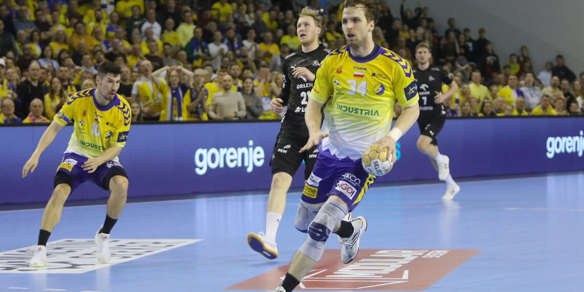 14.02.2024. Kielce. Mecz Ligi Mistrzów: Industria Kielce - THW Kiel. / Fot. Wiktor Taszłow - Radio Kielce