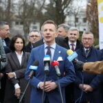 26.02.2024. Kielce. Komitet wyborczy Polski 2050 przedstawił swoich kandydatów do sejmiku województwa świętokrzyskiego. / Fot. Wiktor Taszłow - Radio Kielce