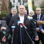 26.02.2024. Kielce. Komitet wyborczy Polski 2050 przedstawił swoich kandydatów do sejmiku województwa świętokrzyskiego. / Fot. Wiktor Taszłow - Radio Kielce