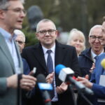 26.02.2024. Kielce. Komitet wyborczy Polski 2050 przedstawił swoich kandydatów do sejmiku województwa świętokrzyskiego. / Fot. Wiktor Taszłow - Radio Kielce