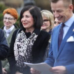 26.02.2024. Kielce. Komitet wyborczy Polski 2050 przedstawił swoich kandydatów do sejmiku województwa świętokrzyskiego. / Fot. Wiktor Taszłow - Radio Kielce