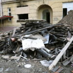 27.02.2024. Kielce. Rozbiórka byłego szpitala MSWiA / Fot. Wiktor Taszłow – Radio Kielce