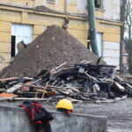 27.02.2024. Kielce. Rozbiórka byłego szpitala MSWiA / Fot. Wiktor Taszłow – Radio Kielce