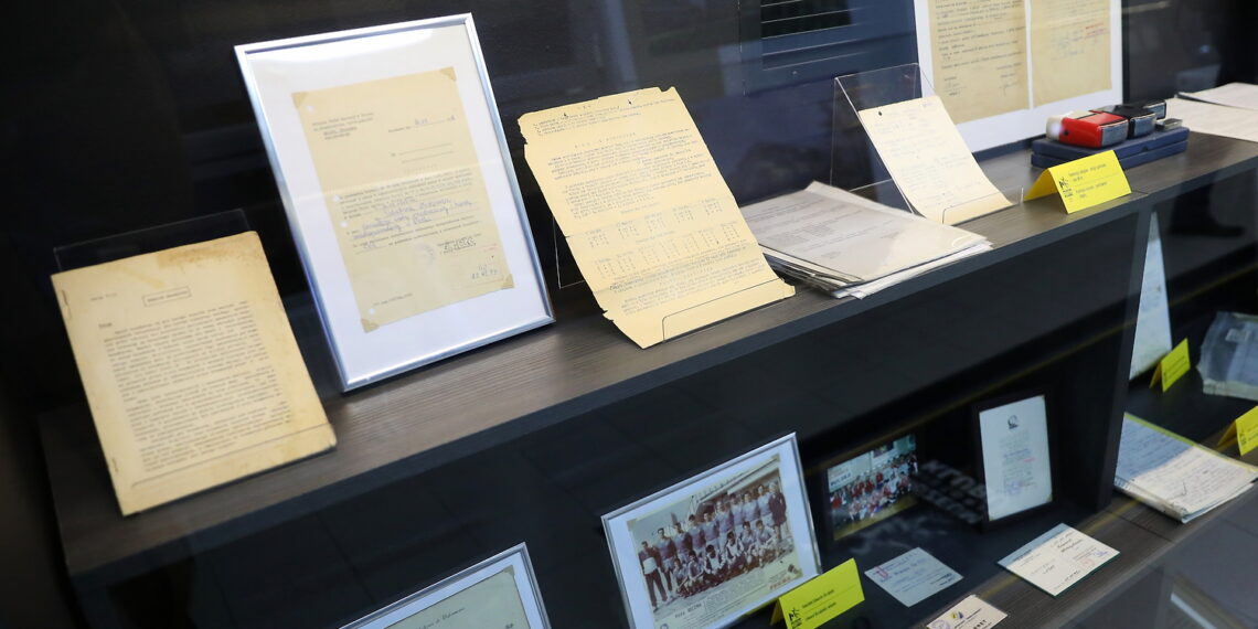 28.02.2024. Kielce. Otwarcie Muzeum Historii Klubu Iskry Kielce / Fot. Wiktor Taszłow - Radio Kielce
