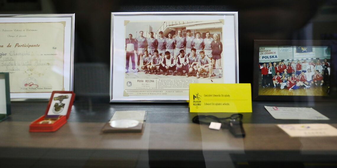 28.02.2024. Kielce. Otwarcie Muzeum Historii Klubu Iskry Kielce / Fot. Wiktor Taszłow - Radio Kielce