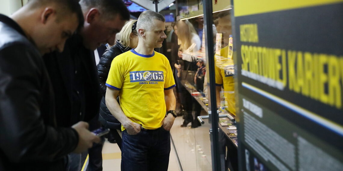 28.02.2024. Kielce. Otwarcie Muzeum Historii Klubu Iskry Kielce / Fot. Wiktor Taszłow - Radio Kielce