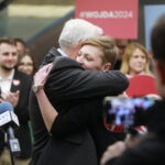 03.02.2024. Kielce. Agata Wojda została oficjalnie zaprezentowana jak kandydatka Koalicji Obywatelskiej na prezydenta Kielc / Fot. Wiktor Taszłow - Radio Kielce