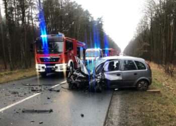 Śmiertelny wypadek na drodze powiatowej