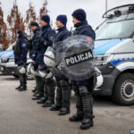 Świętokrzyscy policjanci trenowali na stadionie - Radio Kielce