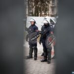 Świętokrzyscy policjanci trenowali na stadionie - Radio Kielce