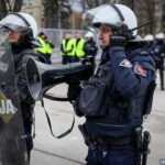 Świętokrzyscy policjanci trenowali na stadionie - Radio Kielce