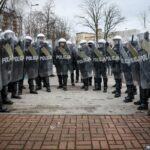 Świętokrzyscy policjanci trenowali na stadionie - Radio Kielce